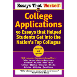 ISBN Essays that Worked for College Applications livre