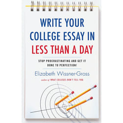 ISBN Write Your College Essay in Less Than a Day livre