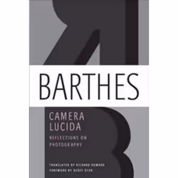 ISBN Camera Lucida : Reflections On Photography, Photographie, Anglais, 144 pages