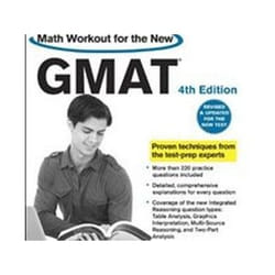 ISBN Math Workout for the New GMAT 4e livre Education Anglais