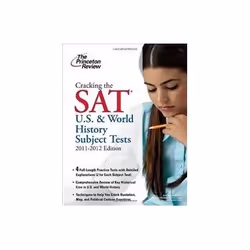 ISBN Cracking the SAT U.S. &amp; World History Tests, Education, Anglais, 464 pages