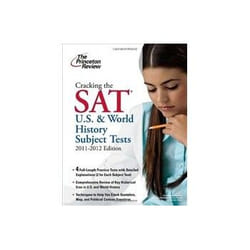 ISBN Cracking the SAT U.S. & World History Tests livre Education Anglais