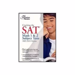 ISBN Cracking the SAT Math 1 &amp; 2 Subject Tests, 2009-2010, Education, Anglais