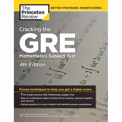 ISBN Cracking the GRE Mathematics Subject Test, 4th Edition, Livre broché, 464 pages