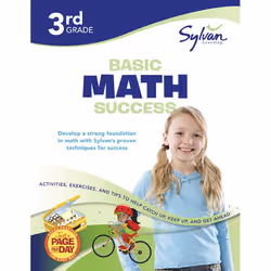 ISBN Third Grade Basic Math Success (Sylvan Workbooks), Anglais, Livre broché, 128 pages