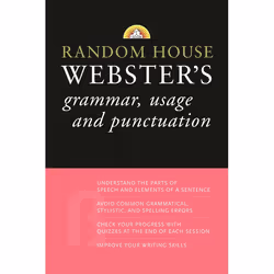 ISBN Random House Webster’s Grammar, Usage, and Punctuation, Livre broché, 384 pages
