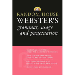 ISBN Random House Webster’s Grammar, Usage, and Punctuation livre