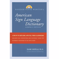 ISBN Random House Webster’s Compact American Sign Language Dictionary, Livre broché, 624 pages