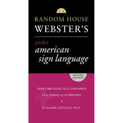 ISBN Random House Webster’s Pocket American Sign Language Dictionary livre