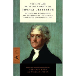 ISBN The Life and Selected Writings of Thomas Jefferson livre classiques Anglais