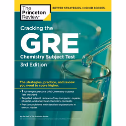 ISBN Cracking the GRE Chemistry Subject Test, 3rd Edition, Livre broché, 400 pages
