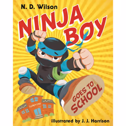 ISBN Ninja Boy Goes to School, Anglais, Couverture rigide, 32 pages