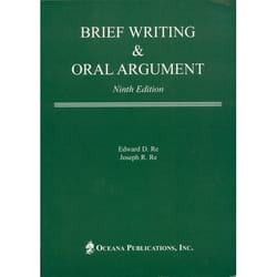 ISBN Brief Writing & Oral Argument livre