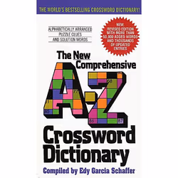 ISBN New Comprehensive A-Z Crossword Dictionary, Édition de poche, 1376 pages