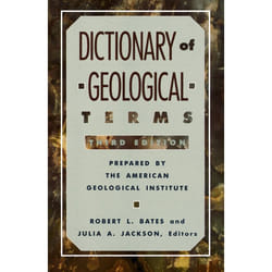 ISBN Dictionary of Geological Terms livre