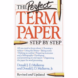 ISBN The Perfect Term Paper, Livre broché, 176 pages