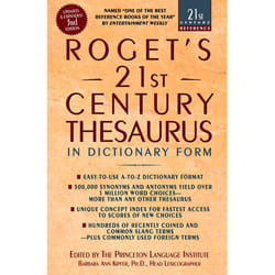 ISBN Roget’s 21st Century Thesaurus livre