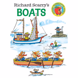 ISBN Richard Scarry’s Boats, Anglais, Couverture rigide, 24 pages