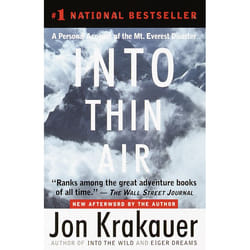 ISBN Into Thin Air livre biographie Anglais