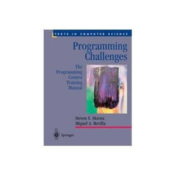 ISBN Programming Challenges: The Programming Contest Training Manual livre Informatique et Internet Anglais