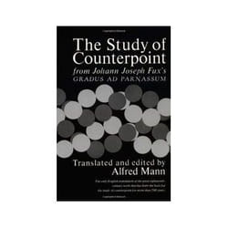ISBN Study of Counterpoint livre Musique Anglais