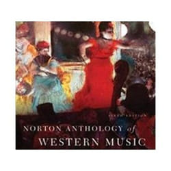 ISBN Norton Anthology of Western Music 6e V3 livre Musique Anglais