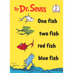 ISBN One Fish Two Fish Red Fish Blue Fish, Anglais, Couverture rigide, 72 pages