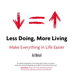ISBN Less Doing, More Living livre