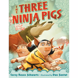 ISBN The Three Ninja Pigs, Anglais, Couverture rigide, 40 pages