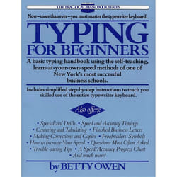 ISBN Typing For Beginners livre