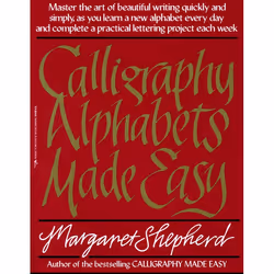ISBN Calligraphy Alphabets Made Easy, biographie, Anglais, Livre broché, 112 pages
