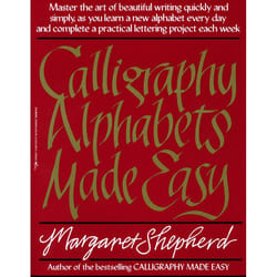 ISBN Calligraphy Alphabets Made Easy livre biographie Anglais