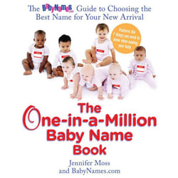 ISBN The One-in-a-Million Baby Name Book livre