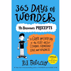 ISBN 365 Days of Wonder: Mr. Browne’s Book of Precepts, Anglais, Livre broché, 480 pages