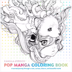 ISBN Pop Manga Coloring Book, Fiction, Anglais, 80 pages