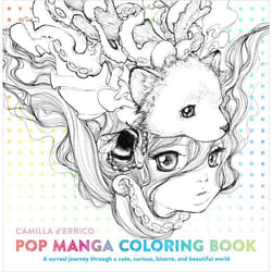 ISBN Pop Manga Coloring Book livre Fiction Anglais