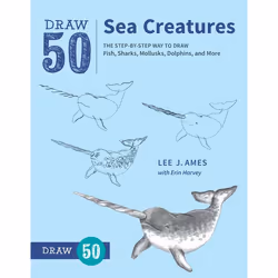 ISBN Draw 50 Sea Creatures, Livre broché, 64 pages