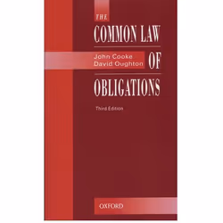 ISBN The Common Law of Obligations, John Cooke, David Oughton, unisexe, Oxford University Press, 15/08/2000, 1 pièce(s)