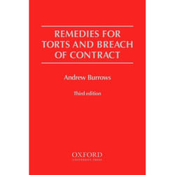 ISBN Remedies for Torts and Breach of Contract livre 760 pages
