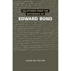 ISBN Selections from the Notebooks Of Edward Bond (Volume One 1959-1980) Couverture rigide