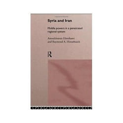 ISBN SYRIA AND IRAN livre politique Anglais Couverture rigide