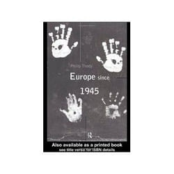 ISBN EUROPE SINCE 1945 livre politique Anglais