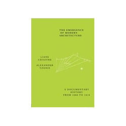 ISBN Emergence of Modern Architecture: A Documentary History, from 1000 to 1810 livre Education Anglais