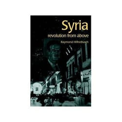 ISBN SYRIA: Revolution from Above livre politique Anglais