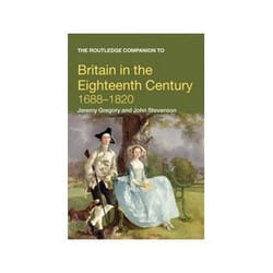 ISBN Companion to Britain in the Eighteenth Century livre politique Anglais