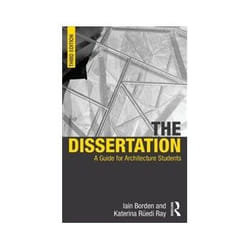 ISBN Dissertation: A Guide for Architecture Students livre Education Anglais