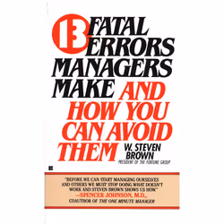 ISBN 13 fatal errors managers make and how you can avoid them, Édition de poche, 224 pages