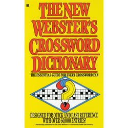 ISBN The New Webster’s Crossword Dictionary livre Édition de poche