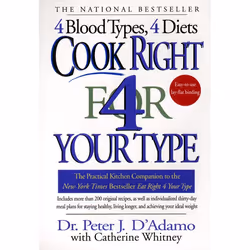 ISBN Cook Right 4 Your Type, nourriture &amp; boisson, Anglais, Livre broché, 464 pages
