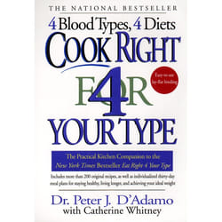ISBN Cook Right 4 Your Type livre nourriture & boisson Anglais